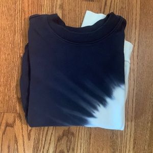 Gap, size Large sweatshirt in blue and white tie dye